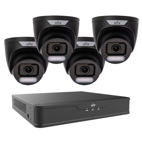 CCTV system with 4 cameras